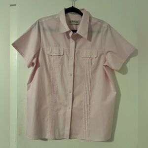 Orvis brand 100% cotton wrinkle free fabric size L (J105)